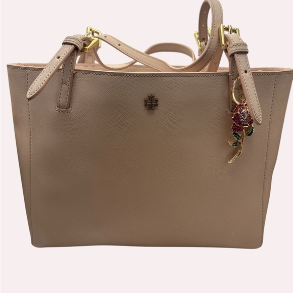 Tory Burch Emerson Blush Pink Tote Bag EUC - Picture 15 of 16